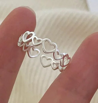 Sterling Silver 925 Pearl Ring (One Piece)